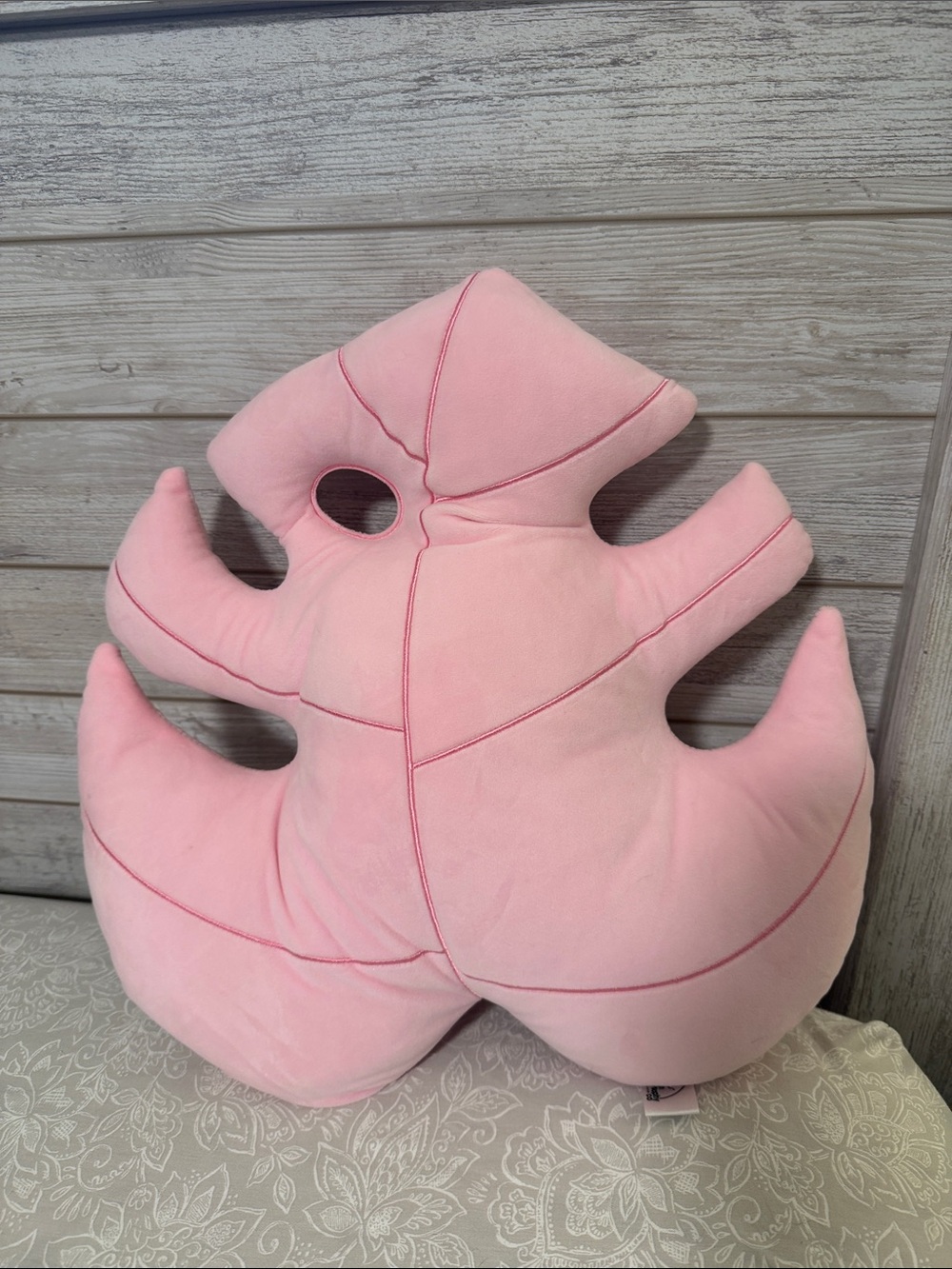 Monstera Leaf Pillow